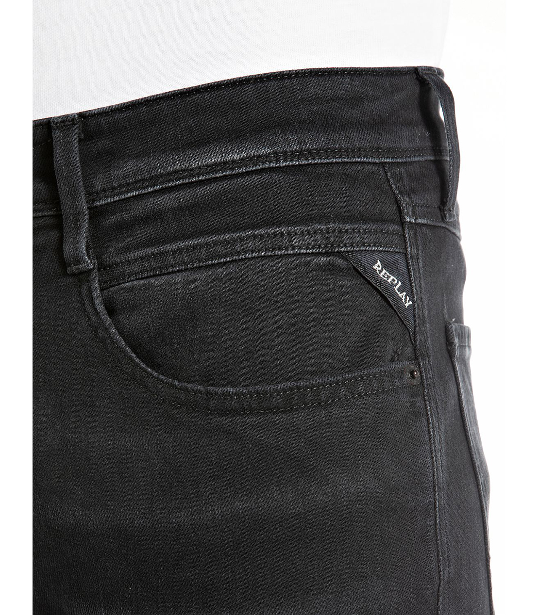 スリムフィットANBASS TOUCH DENIM 詳細画像 ブラック 6